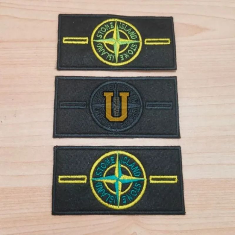 STONE ISLAND ป้ายสัญลักษณ์ปักหิน Bet Patch