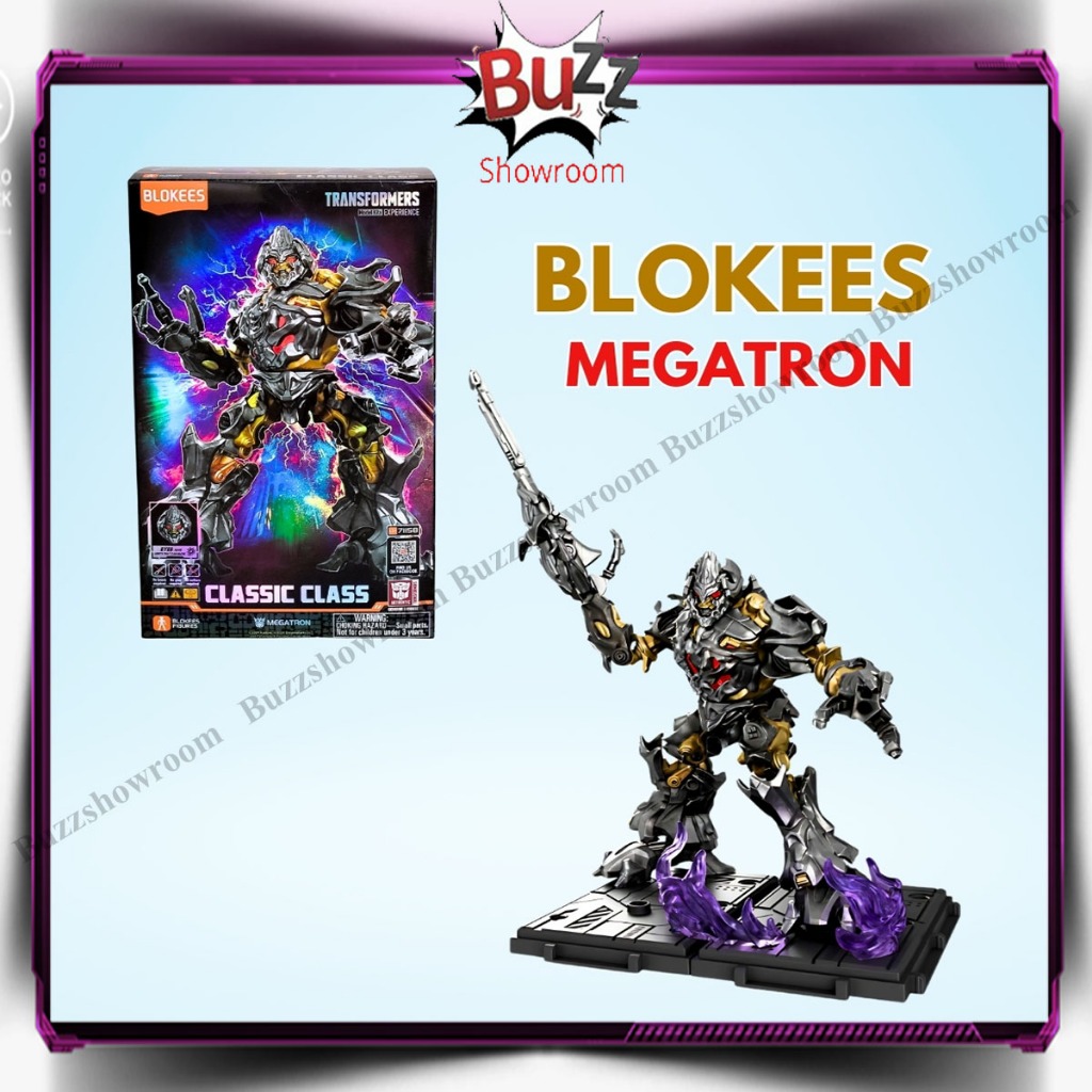 Blokees Transformers Megatron Class 10 One Optimus Prime ใบอนุญาตเดิม Hasbro 71158