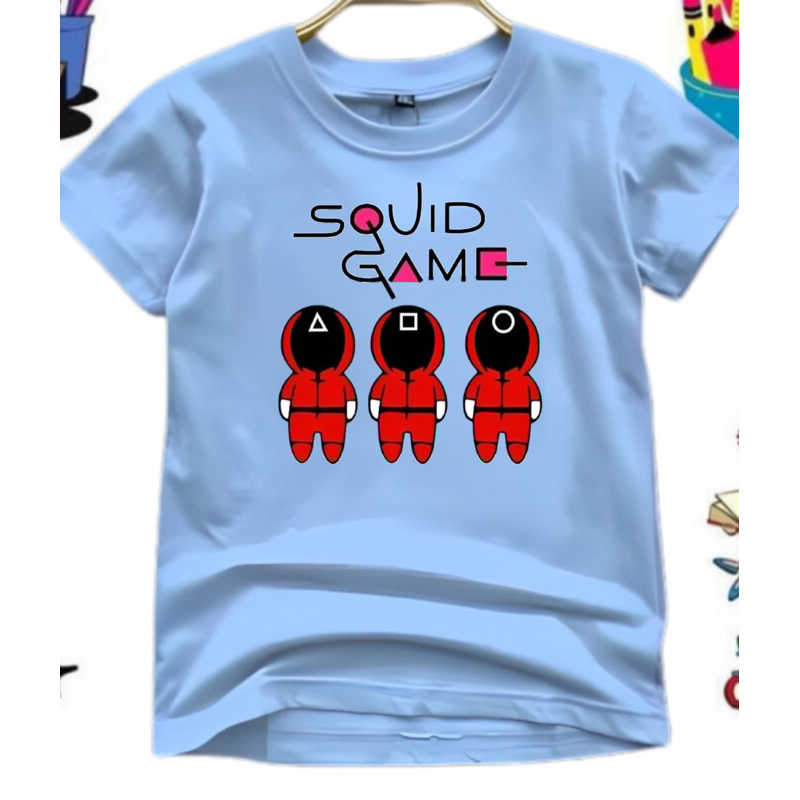 เสื้อยืดเด็ก SQUID GAME (2-10 ปี)