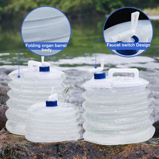 Water Bucket Foldable Galon Air Lipat 3 Liter Kantong Air Lipat 3 L