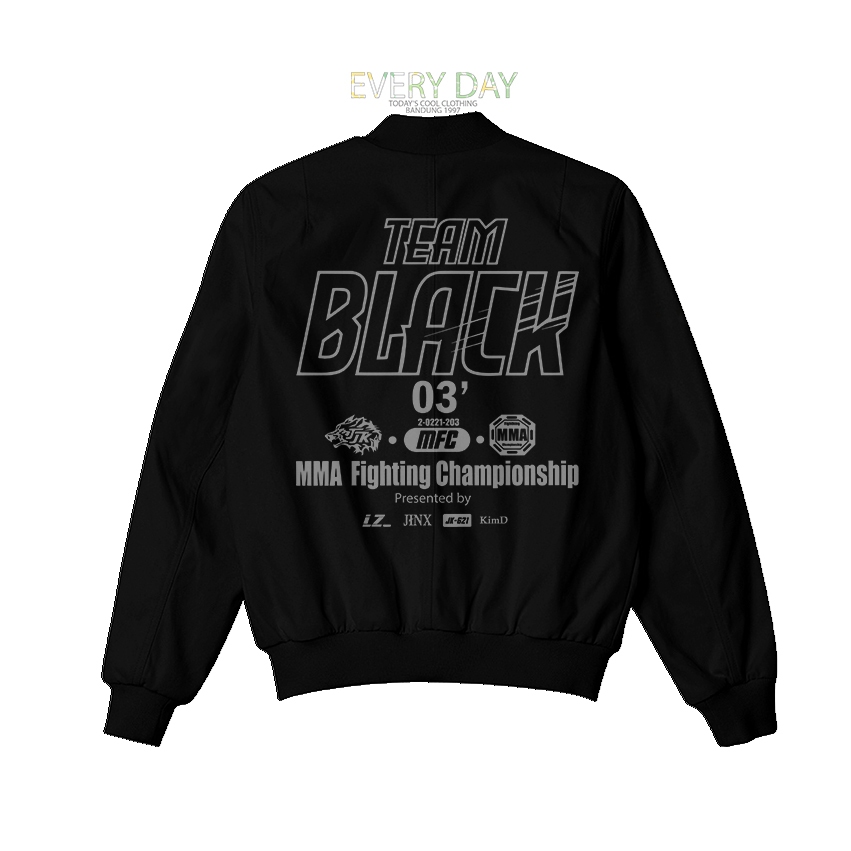 ทีมเสื้อแจ็คเก็ตบอมเบอร์ สีดํา JOO JAEKYUNG BL MANWA JIX