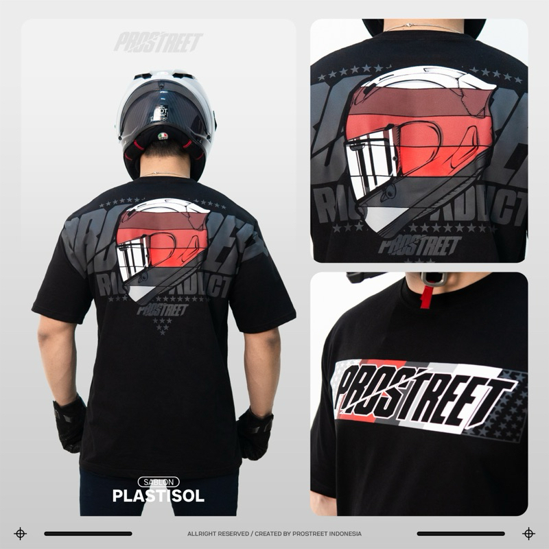 เสื้อยืด PROSTREET OVERSIZE RISING STAR ดั้งเดิม
