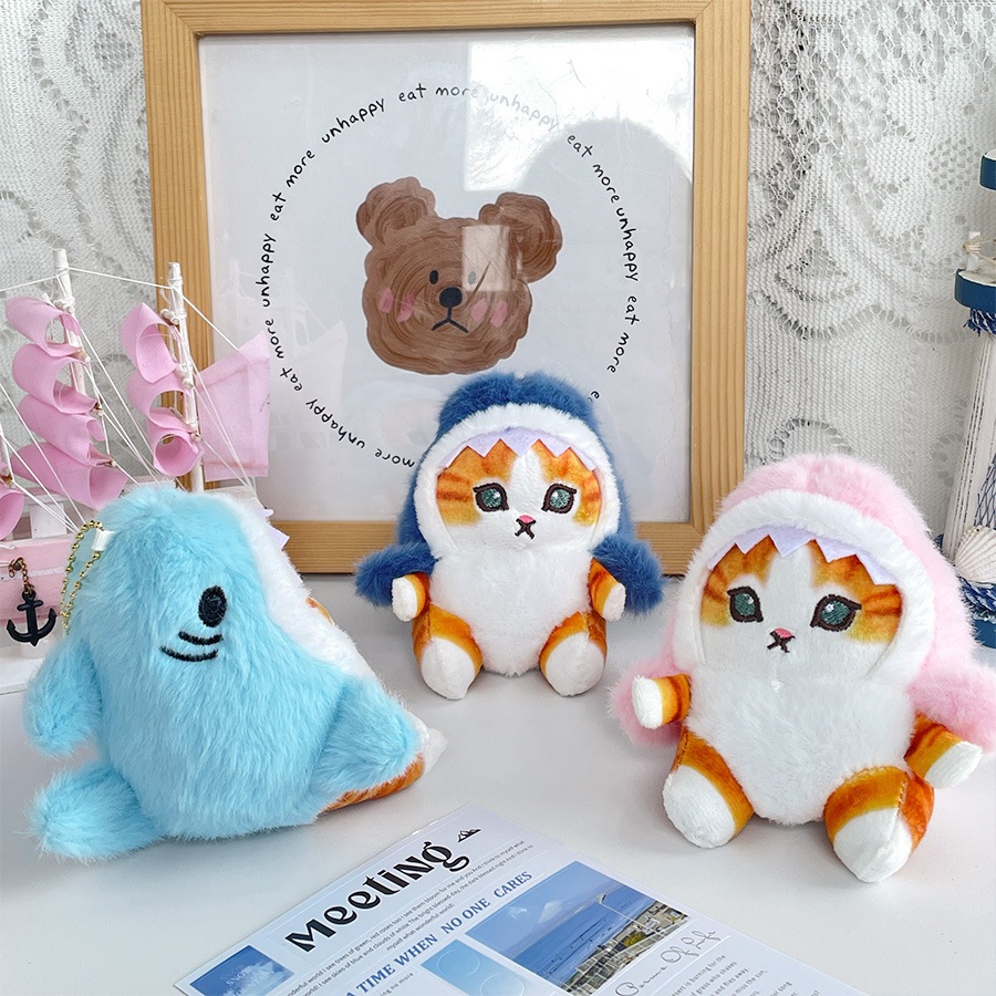 GANTUNGAN MOFUSAND KEYCHAIN DOLL KEYCHAIN / พวงกุญแจตุ๊กตา NEKOPlush / Cute Mini KITTY Keychain Gift