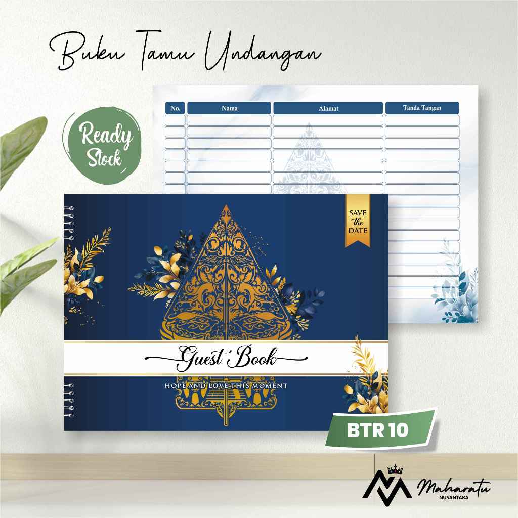 UNIQUE INVITATION GUEST BOOK - BTR 10