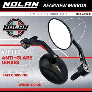 NOLAN Cardano อลูมิเนียมเต็ม CNC Oval Jalu Mirror Universal …