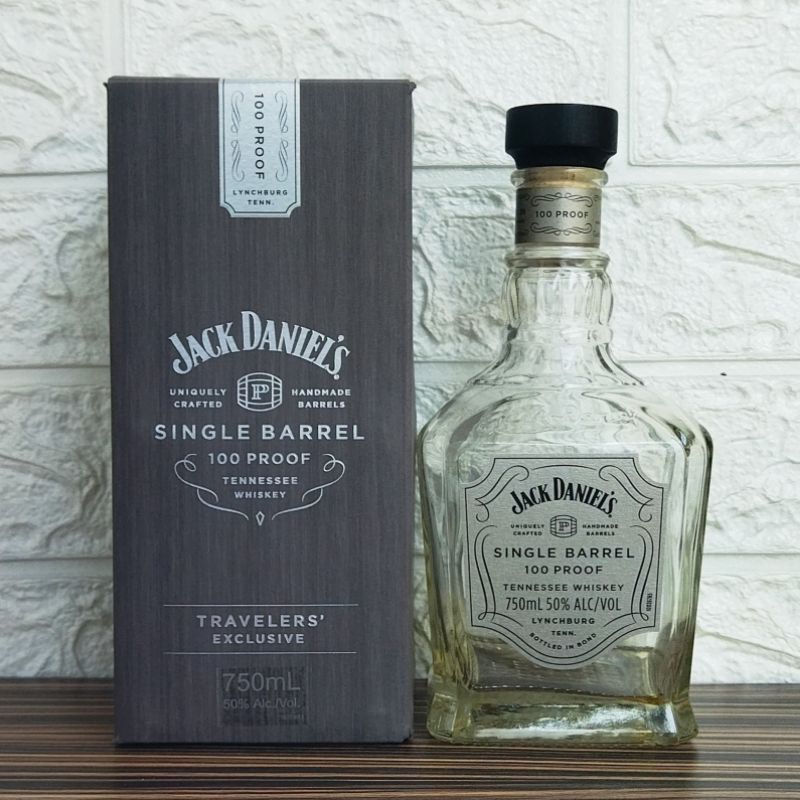 Jack Daniels Single Barrel 100 Proof ขวดเปล่า + กล่อง 750 มล