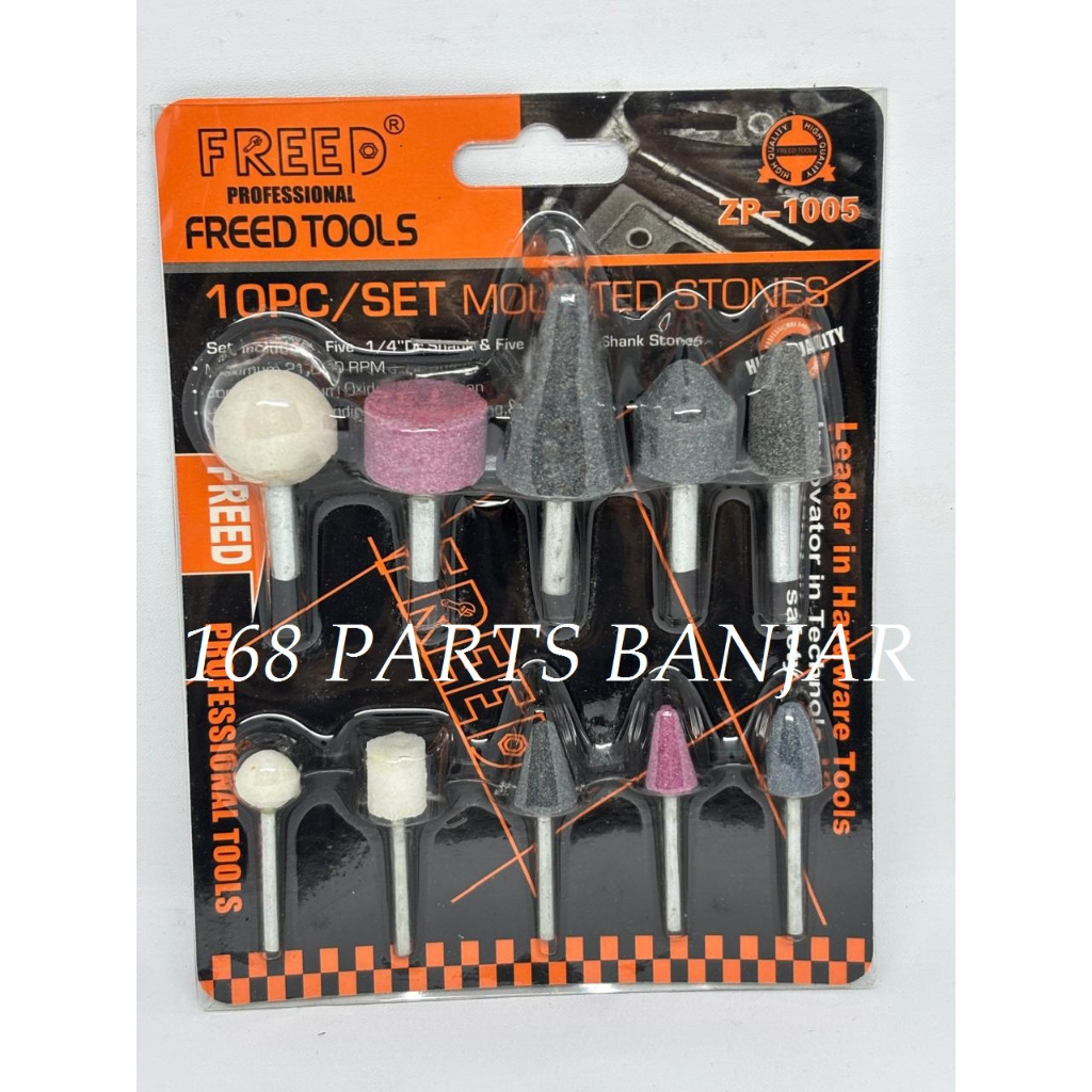 MATA Freed ZP-1005 Sharpening Stone 10 ชุดเจาะ Bits ขัดเซรามิคเจาะตํารวจขัดกระดาษทราย / Osco Stone เ