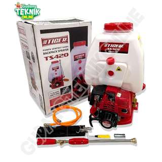 TIGER Mesin Sprayer Semprot Hama 15L/20L TIGER TS420 4Tak / Engine Sprayer Semprotan Hama Disenfektan Obat Hama 15 20 Liter 4 Tak TS-420 TS 420 TIGER