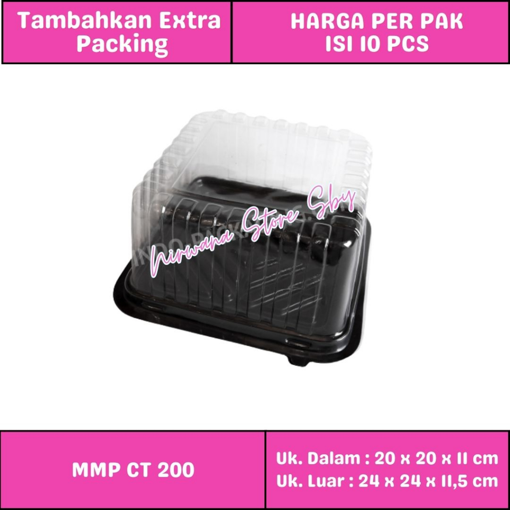 (10 ชิ้น) MMP CT 200 | เค้กทาร์ตมิก้า / ถาดพุดดิ้ง