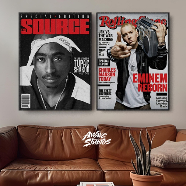 Hip Hop / Rap Frame Poster Magazine Version - Frameblock