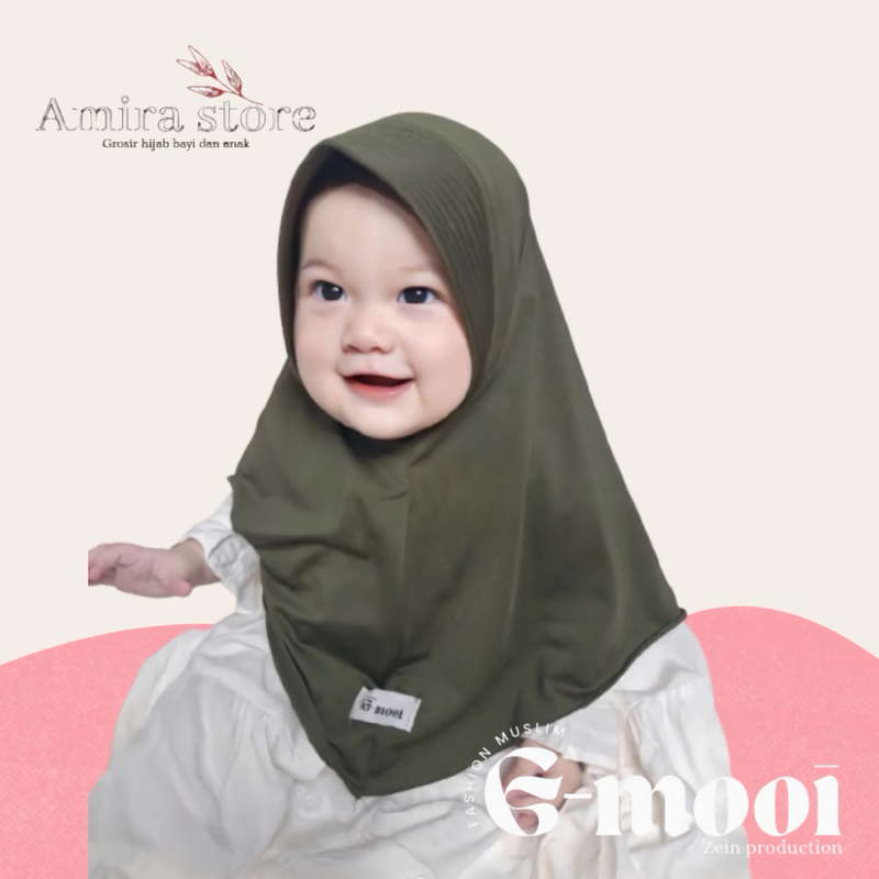 G-MOOI ฮิญาบเด็ก 0 6 เดือน 1-8 ปี BERGO HAMIDA กีฬา CHILDREN เด็ก hijab ทารกแรกเกิด headscarf