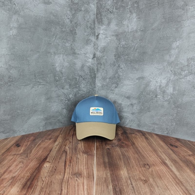 Bill∆ หมวกเบสบอล B0ng Blue Cream