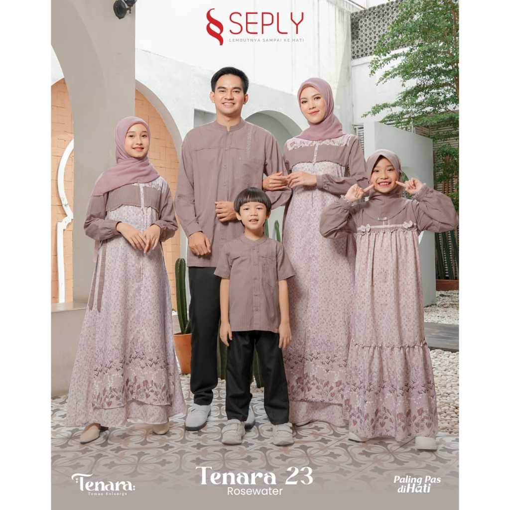 ใหม่ Sarimbit Tenara 23 Rosewater Gamis Nara 23 Nara 24 koko kasuo 251 Sarimbit Family Ethica Seply