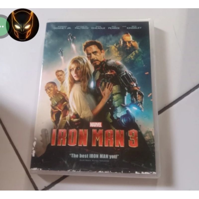 ดีวีดีต้นฉบับ Iron Man 3 Feat Robert Downey Jr Feay