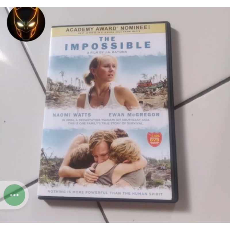 ดีวีดีต้นฉบับ The Impossible Text อินโดนีเซีย Feat Naomi Watts