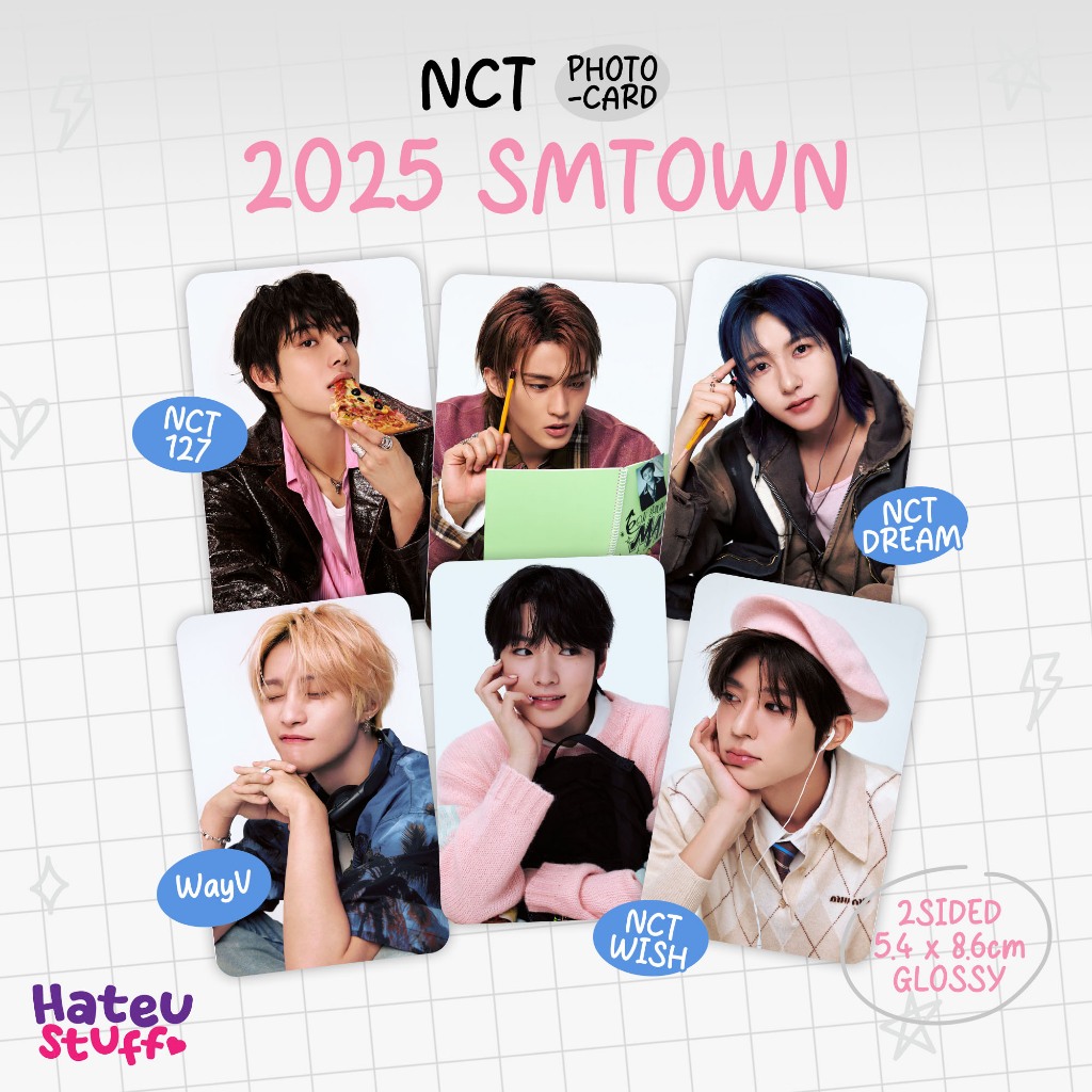 NCT Unofficial Photocard 2025 SMTOWN : THE CULTURE, THE FUTURE (127, Dream, WayV, WISH)