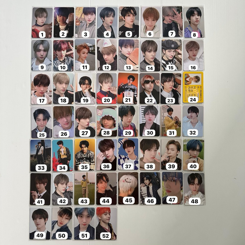 การ์ดรูปถ่ายอย่างเป็นทางการของ Jisung NCT