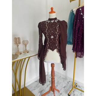 Kebaya cantily 3.1 BUKAN ONESET  (KEBAYA INCLUDE SELENDANG)