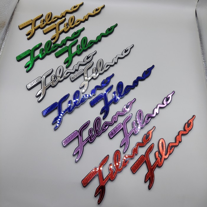 Grand Filano ตราสัญลักษณ์อะคริลิค Filano ตราสัญลักษณ์อะคริลิค