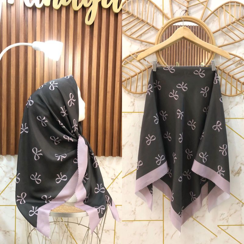ฮิญาบ VOAL PREMIUM MOTIF ( 265) QUARTER BESTSELLER