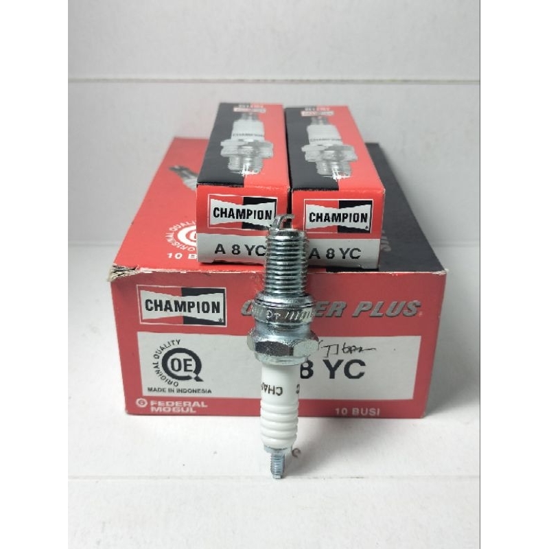 CHAMPION A8YC หัวเทียน GL Max Pro Tiger CB CG Mega Pro ราศีพิจิก Z