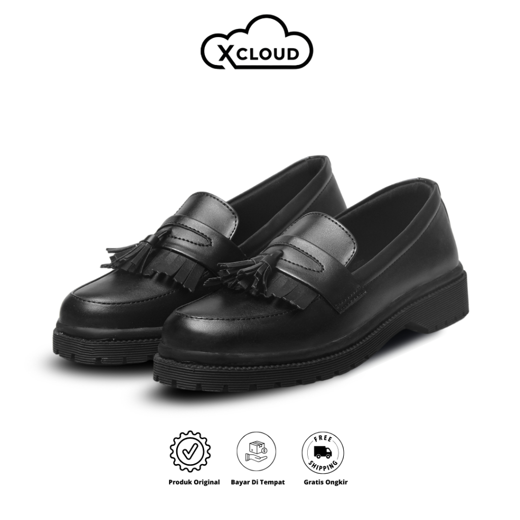 Xcloud x Lp Docmart รองเท้าลําลองผู้หญิงแบบสวม BIANCA Black