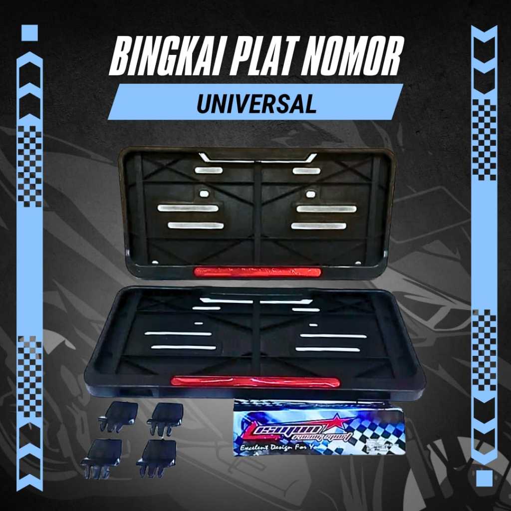 MOTORCYCLE NUMBER PLATE FRAME / UNIVERSAL STANDARD NUMBER PLATE HOLDER
