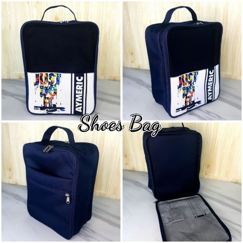 SHOES BAG CUSTOM NAME Shoe BAG รองเท้าแตะกีฬา GYM FITNESS SHOE BAG