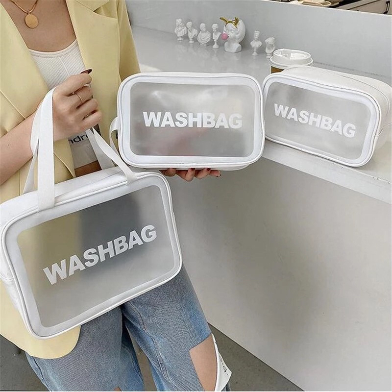 WASHBAG - COSMETIC BAG WASHBAG - BATHROOM EQUIPMENT BAG - AESTHETIC TRAVEL POUNTCH BAG