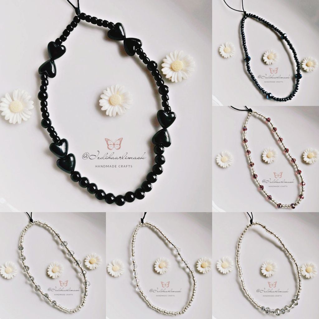 HP * PART X * PHONE STRAP * PHONE CHARM * PHONE LANYARD * PHONE STRAP * ALPHABETH * LETTERS * BEAD P