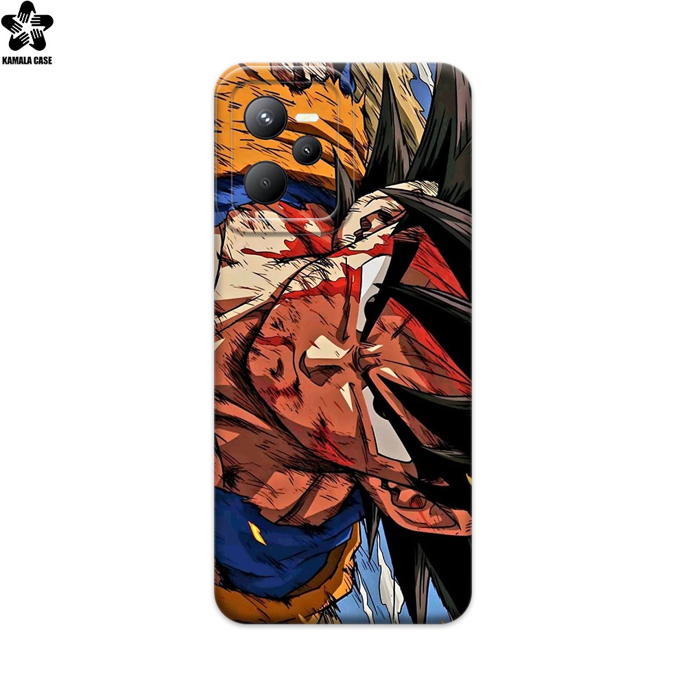PREMIUM SOFTCASE WITH DRAGON BALL ANIME MOTIF สําหรับ REALME C35 & ALL TYPE REALME - เคสกล้อง PRO - 