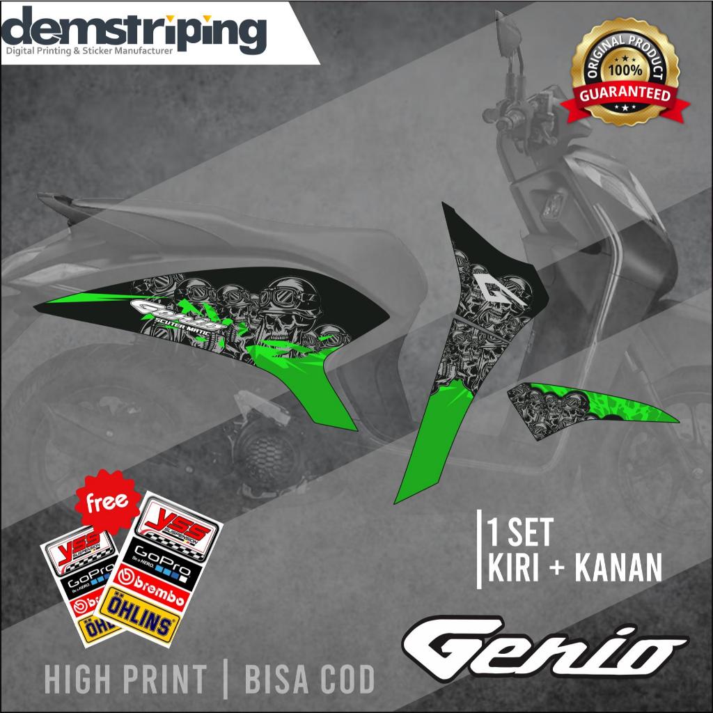 สติกเกอร์ลายทางออกแบบ Genio Supermoto
