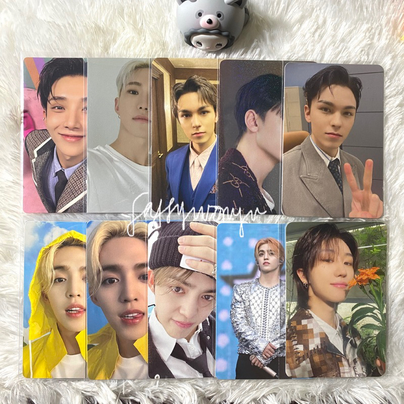 [READY] Photocard seventeen official scoups uno woozi hoshi minghao vernon seungkwan