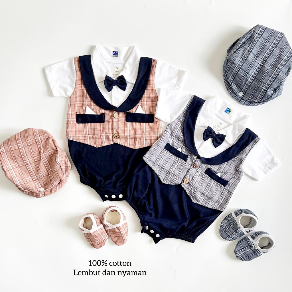 KEMEJA WHOLESALE CLICK 4 TIMES เสื้อผ้าชุดเสื้อกางเกงหมวก Tie Going Out แฟชั่นเด็กทารก Babebabyshop 