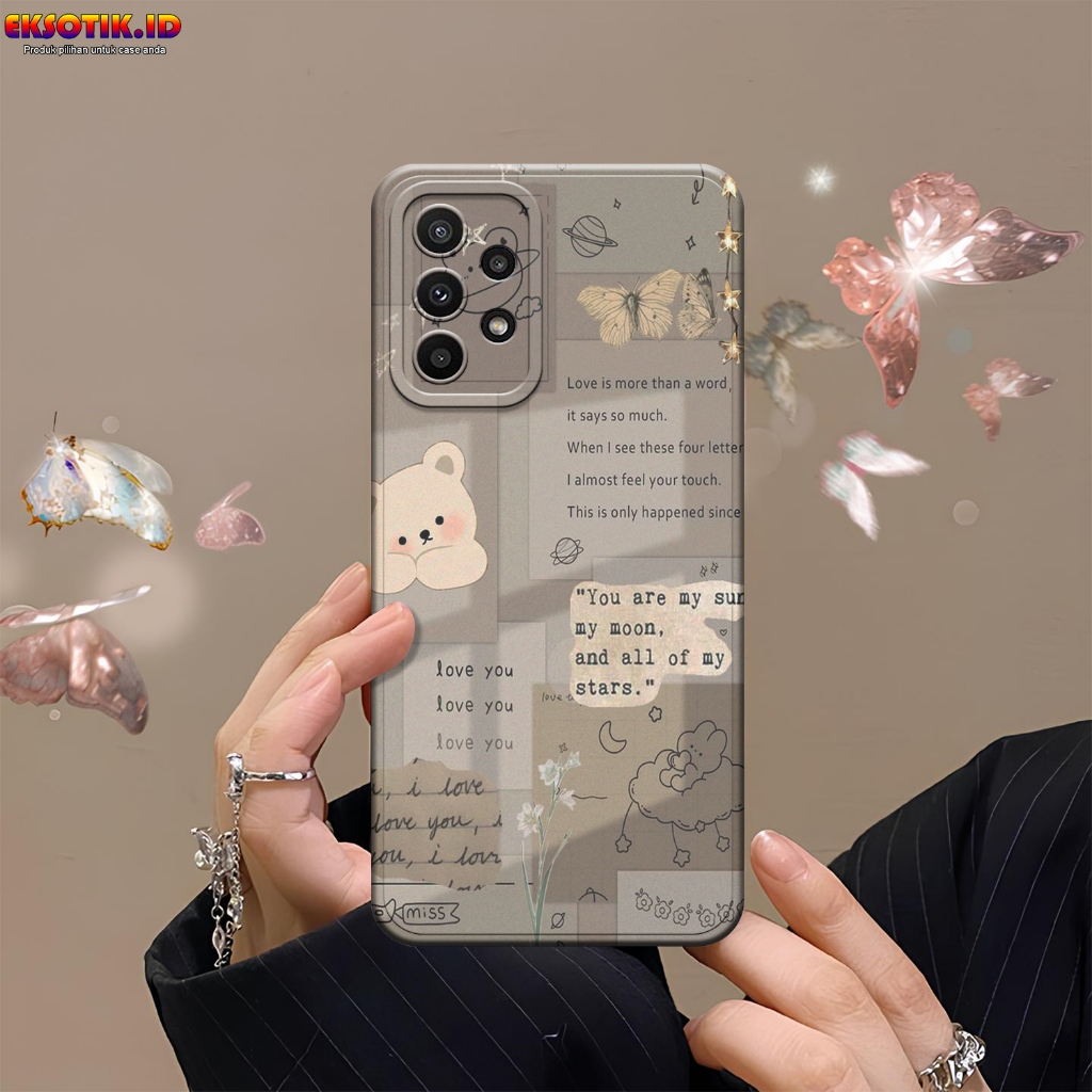 เคส Samsung A23 - เคส Samsung A23 - เคสแฟชั่น - Samsung A23 Silicone - Cool and Cute Motips - Samsun