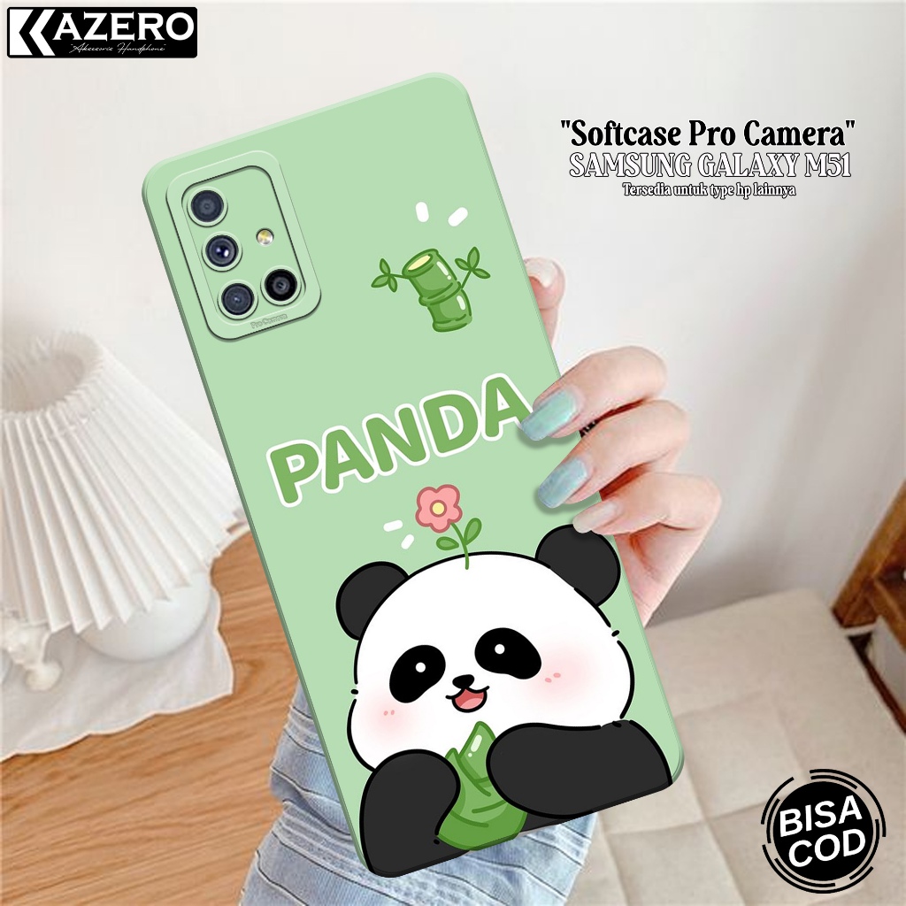 เคสโทรศัพท์ซิลิโคน HP Samsung Galaxy M51 - เคสแฟชั่นการ์ตูน - กล้อง Pro - เคส Samsung Galaxy M51 - เ