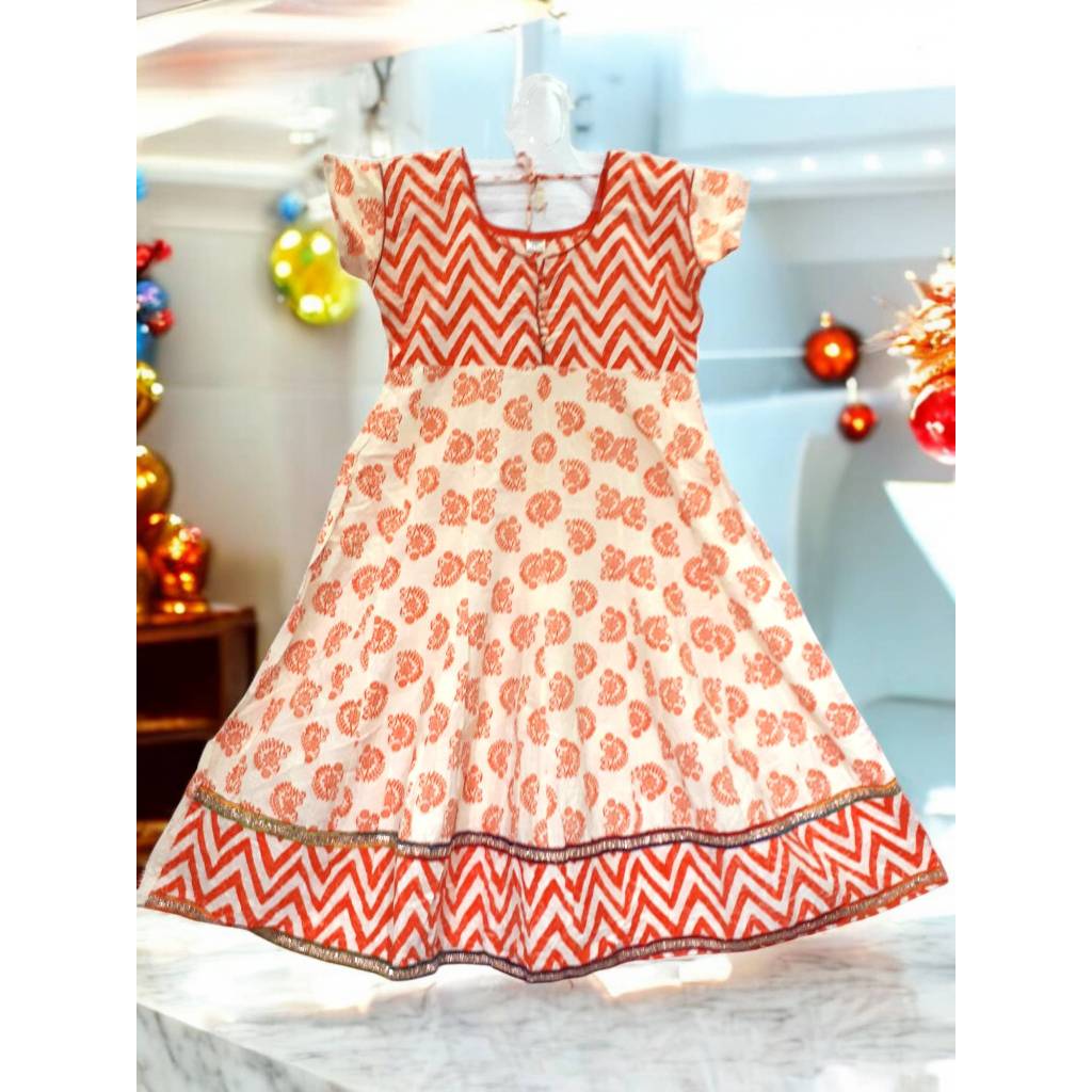 KATUN ANARKALI/DRESS KRRISH COTTON ADULT/TEENAGE LD 100 PB 105 ใหม่