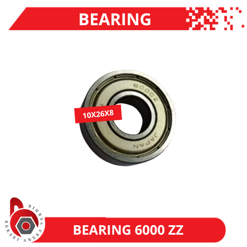 แบริ่ง 6000 ZZ N*N Japan Bering Double Iron Cover Bearing Laher Laker