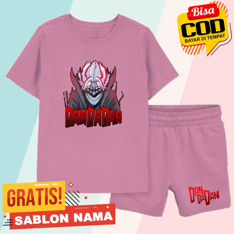 Dandadan Okarun Character ชุดเสื้อยืดเด็ก / เด็กชายและเด็กหญิงเสื้อยืดกางเกงชุดที่กําหนดเองชื่อ Dand