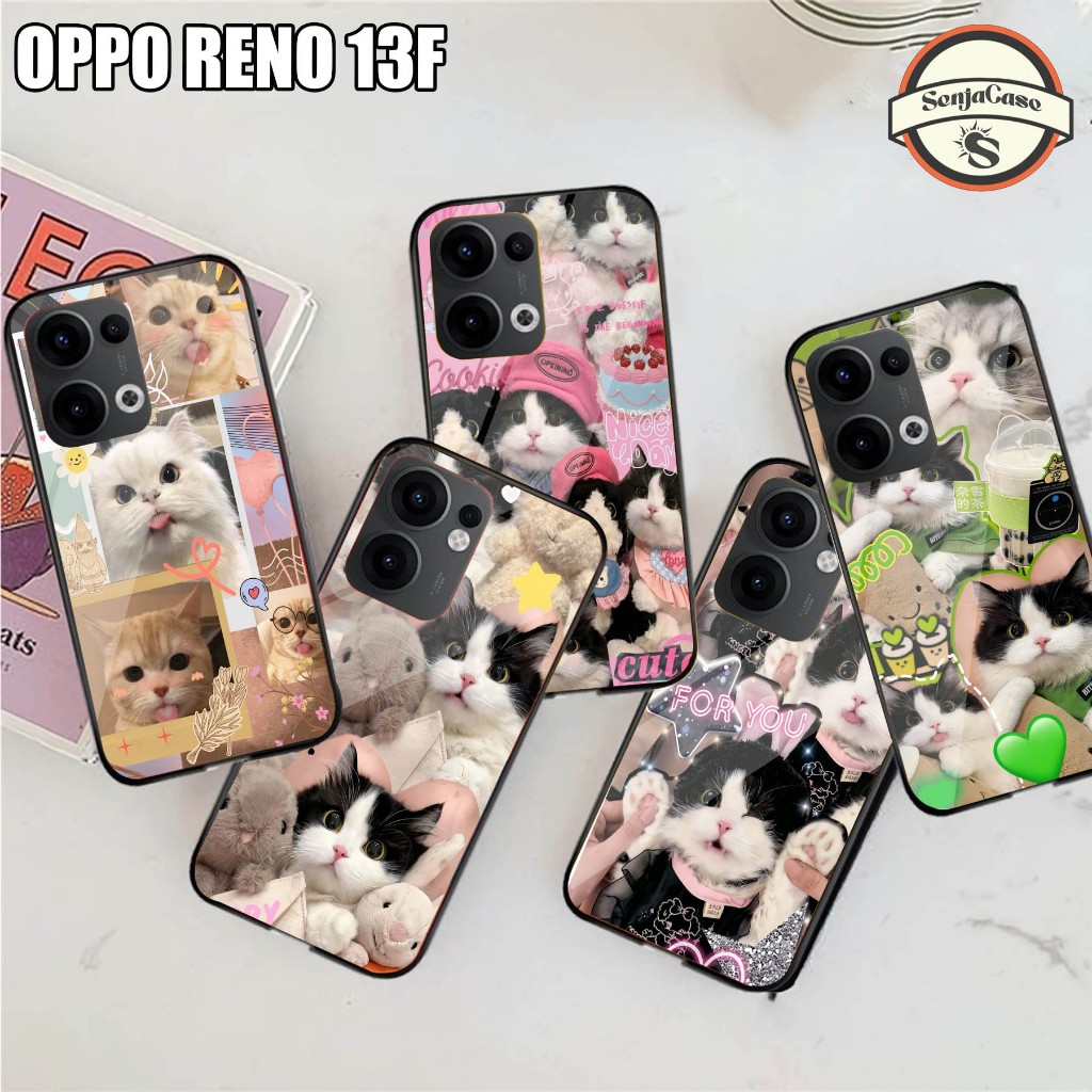 HP SENJACASE SOFTCASE GLASS TYPE 0PP0 RENO 13F ใหม่ล่าสุด - Silicone - เคสเคลือบเงา - เคส - ล่าสุด -