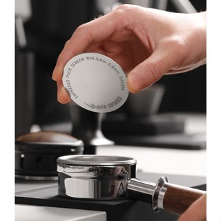 MHW-3BOMBER - Espresso Puck Screen 51 มม.53 มม.58 มม.ไทเทเนียมและสแตนเลส 304 Double Layer / ตะกร้ากร