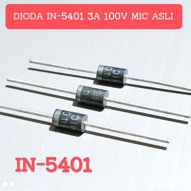 (5 ชิ้น) DIODE IN5401 DIODE 1N 5401 3A 100V ไมโครโฟนดั้งเดิม