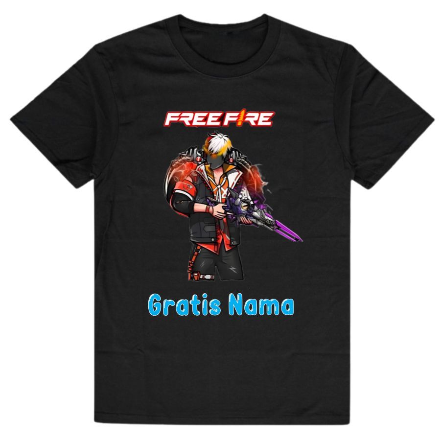 FF Free Fire Game เสื้อยืดเด็ก Tops สําหรับเด็กชายและเด็กหญิงฟรีที่กําหนดเองชื่อแขนสั้นเสื้อยืด FF