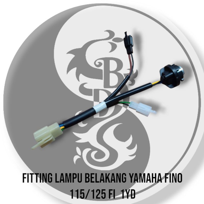 Yamaha Fino 110/125 1Dy สายฟิตติ้งไฟท้าย Yamaha Fino 110/125 Stop Fitting