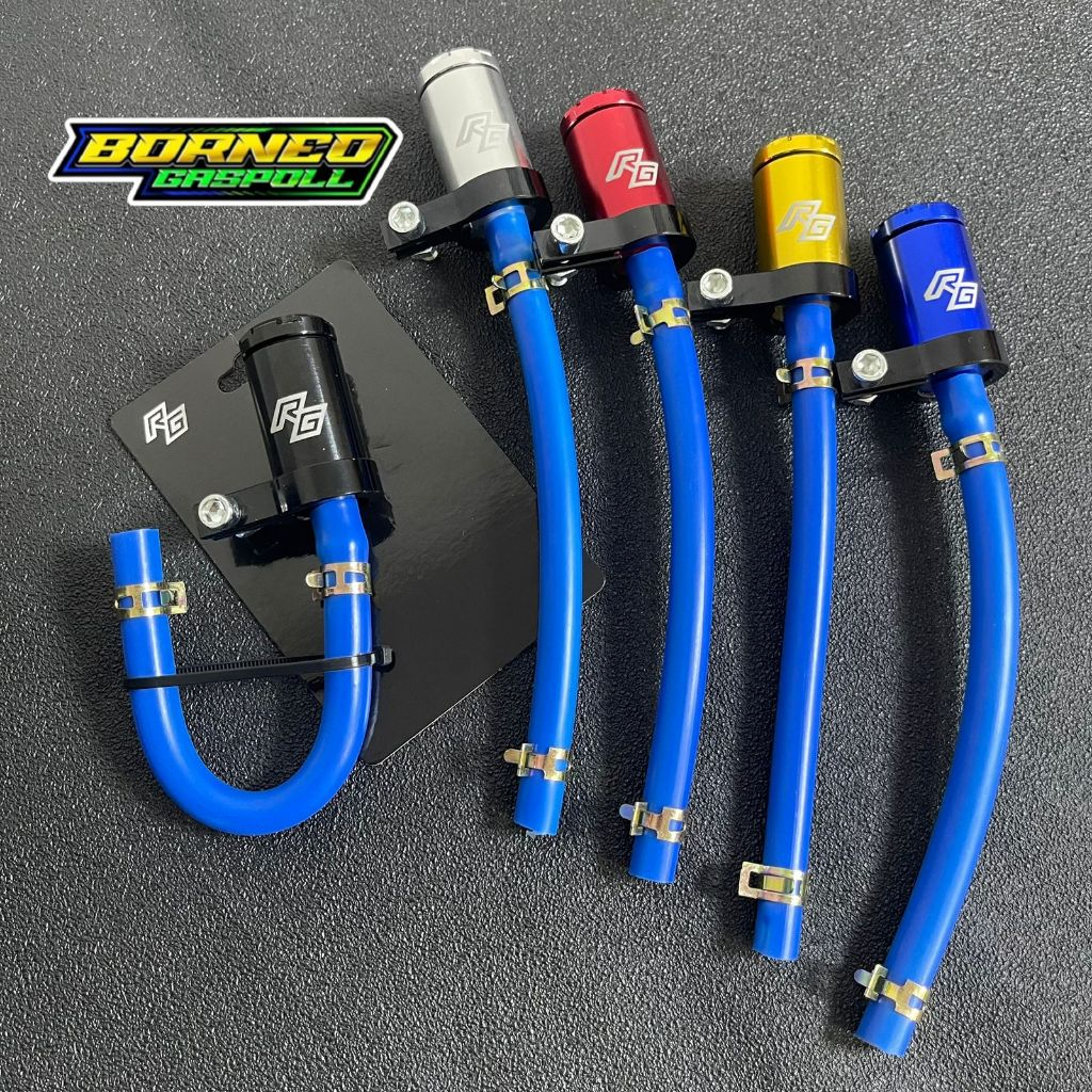 ฟรีท่อสีฟ้า 17 ซม. + BRAKE FLUID CYLINDER MASTER UPPER / คลัตช์ด้านหน้า ORIGINAL FULL CNC นําเข้า + ท่อและตัวยึด UNIVERSAL RACING TUBE MOUNTING TUBE สําหรับ ALL THUNDER FORZA NMAX MIO BEATEC รถจักรยานยนต์