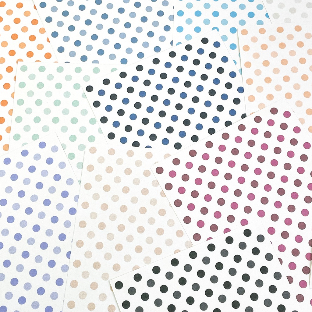 Polka Dot Sticker Journal Sticker สมุดภาพ DIY by KaoyaShop