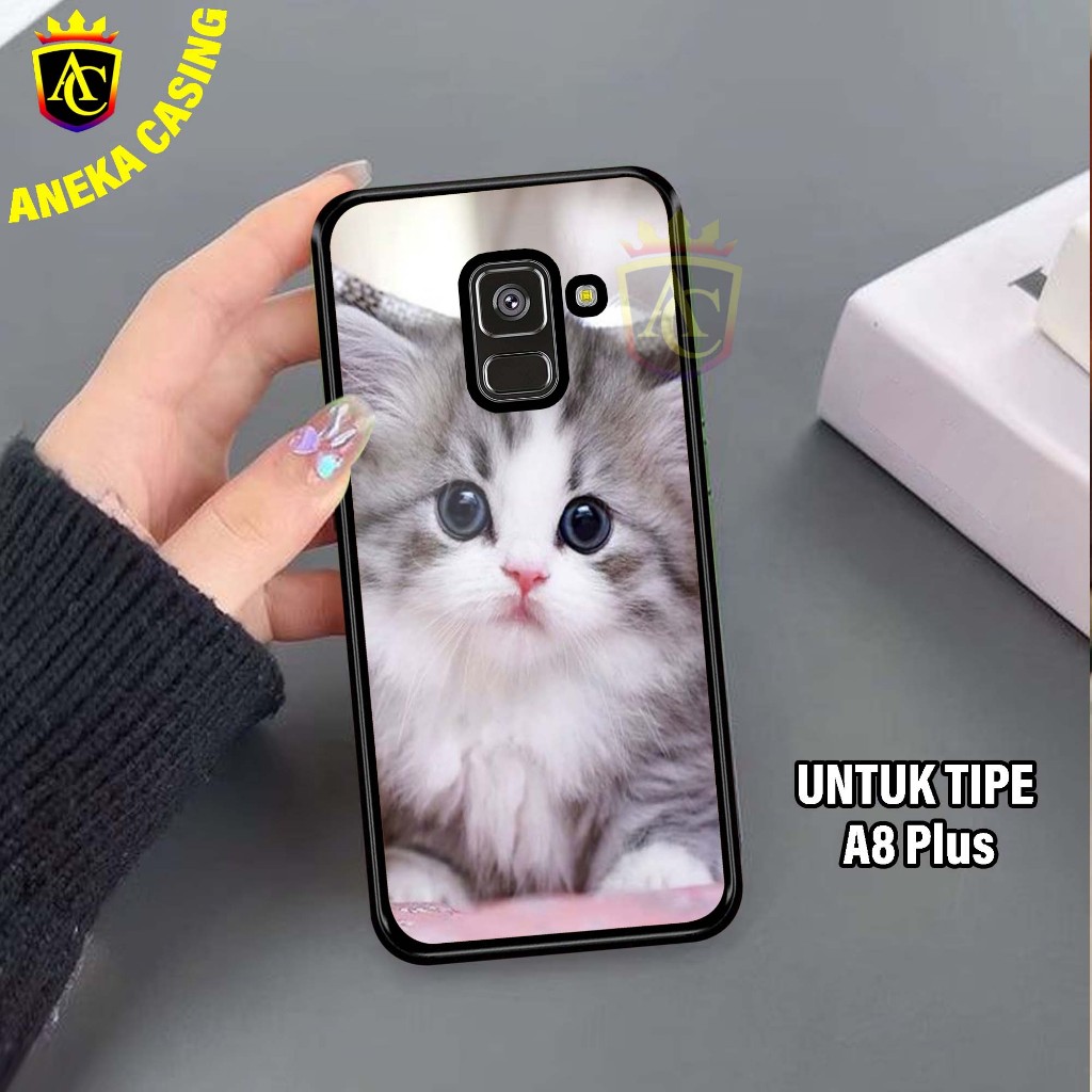เคส HP SAMSUNG A8 PLUS - Glossy Hardcase เคสโทรศัพท์ SAMSUNG A8 PLUS ล่าสุด [Motif - KCNG] - เคสเคลื