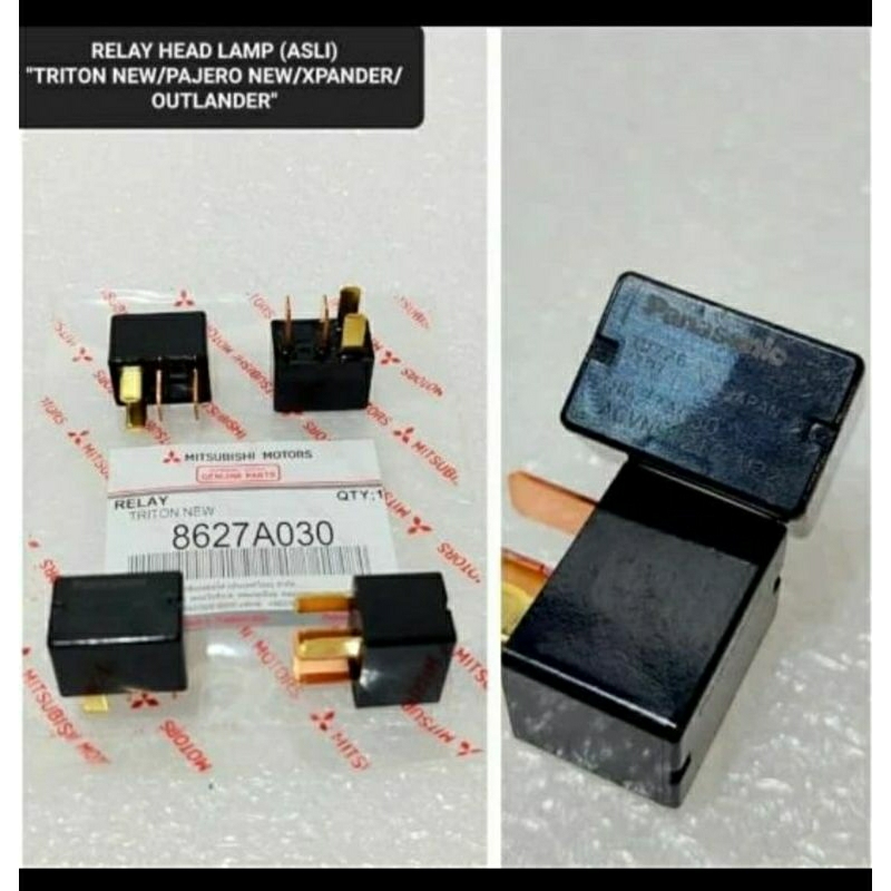 Relay HeadLamp Relay Head Lamp Relay Power Starter Riley โคมไฟ Mitsubish Triton All New Pajero Xpand