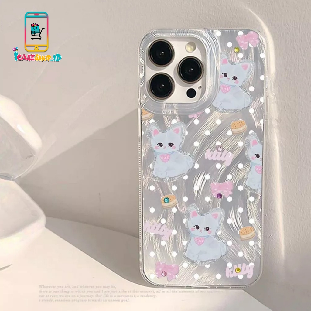 SS960 SOFTCASE CASING SWEETIE CAT สําหรับ VIVO Y01 Y02 Y02S Y03 Y04 Y12 Y15 Y15S Y16 Y17 Y17S Y19S Y