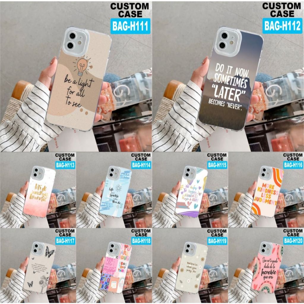 Realme C2 /C1 /12 Plus/12 Pro Plus /11 PRO / 10 /10 PRO /9/9i /9 Pro PLUS Case image BAG รหัส H111-H